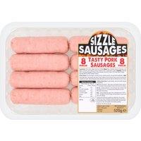 8 Sizzle Sausages 520g
