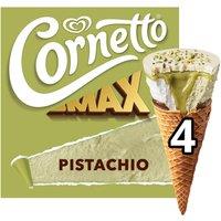Cornetto MAX Pistachio Ice Cream Cones 4x 90 ml