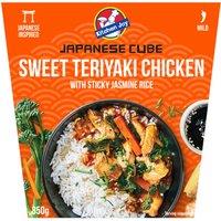 Kitchen Joy Japanese Cube Sweet Teriyaki Chicken with Sticky Jasmine Rice 350g