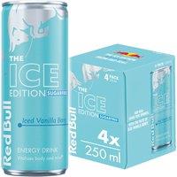Red Bull Ice Edition Sugarfree Iced Vanilla Berry Energy Drink 250ml 4 Pack