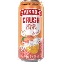 Smirnoff Crush Mango And Peach Vodka Mixed Drink 6% vol 440ml Can