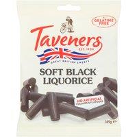 Taveners Soft Black Liquorice 165g