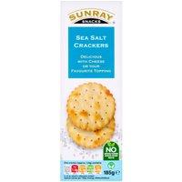 Sunray Snacks Sea Salt Crackers 185g