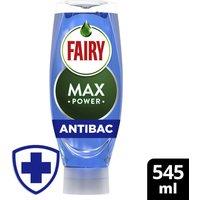 Fairy Max Power Washing Up Liquid Antibacterial 545ML