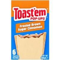 Toast'em Pop-Ups 6 Frosted Brown Sugar Cinnamon Toaster Pastries 288g
