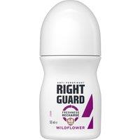 Right Guard Women 48h Wildflower Antiperspirant Deodorant Roll On, 50ml