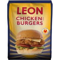 LEON Chicken Thigh Burgers 460g