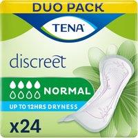 TENA Discreet Normal Incontinence Pads Duo 24 Pack