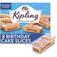 Mr Kipling Birthday Cake Slices 8 Pack