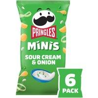 Pringles Minis Sour Cream & Onion Multipack Crisps 6x20g
