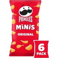 Pringles Minis Original Multipack Crisps 6x20g