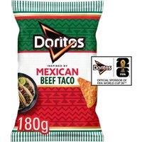 Doritos Mexican Beef Taco Tortilla Sharing Crisps 180g