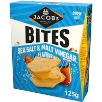 Jacob's Bites Sea Salt & Malt Vinegar 125g