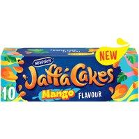 McVitie's Jaffa Cakes Original Chocolate Biscuits Mango Flavour 10 Cakes, 110g