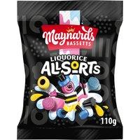 Maynards Bassetts Liquorice Allsorts Candy 110g