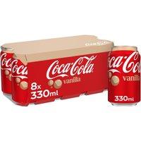 Coca-Cola Vanilla 8 x 330ml Cans