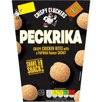 Crispy Cluckers Crispy Chicken Bites with a Paprika Flavour Sachet 300g