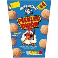 Crispy Cluckers Crispy Chicken Bites with a Pickled Onion flavour sachet 300g