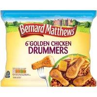Bernard Matthews 6 Golden Chicken Drummers Crispy Frozen Chicken Drummers 300g, Fun Meals for Kids