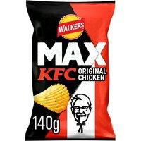 Walkers MAX KFC Original Chicken Sharing Crisps 140g