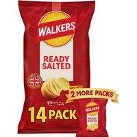 Walkers Ready Salted Multipack Crisps 14x25g