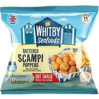Whitby Seafoods Battered Scampi Poppers 140g