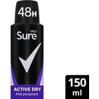 Sure Men FIFA Limited Collection Active Dry Anti-Perspirant Aerosol 150 ml