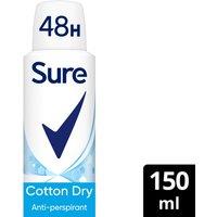 Sure Cotton Dry Anti-Perspirant Aerosol 150 ml