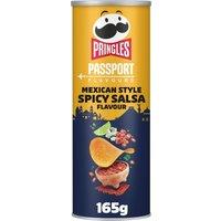 Pringles Passport Mexican Style Spicy Salsa Sharing Crisps 165g