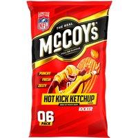 McCoy's Hot Kick Ketchup Multipack Crisps 6 Pack