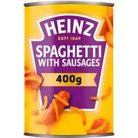 Heinz Tinned Spaghetti & Sausages 400g