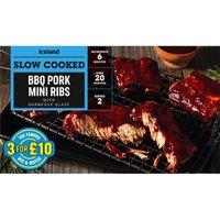 Iceland BBQ Pork Mini Ribs with Barbeque Glaze 385g