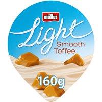 Mller Light Toffee Fat Free Yogurt 160g