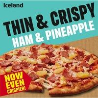 Iceland Thin Crust Ham and Pineapple 314g