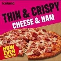 Iceland Thin Crust Cheese & Ham 314g