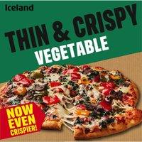 Iceland Thin Crust Vegetable 329g