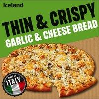 Iceland Thin Crust Garlic & Cheese Bread 245g
