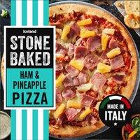 Iceland Stonebaked Ham & Pineapple Pizza 420g