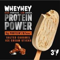 Wheyhey Protein Power Salted Caramel Ice Cream Sticks 3 x 60g (180g)
