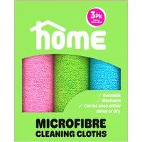 Home 3pk Micro Fibre Cleaning Cloths