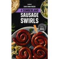 Iceland 4 Cumberland Sausage Swirls 360g