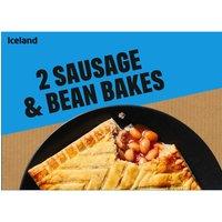 Iceland 2 Sausage & Bean Bakes 260g