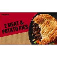 Iceland 2 Meat & Potato Pies 284g