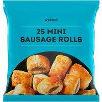 Iceland 25 (Approx.) Mini Sausage Rolls 400g
