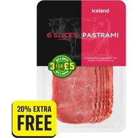 Iceland 7 Slices (approx.) Pastrami 72g