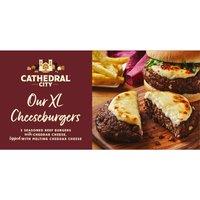Cathedral City Our XL Cheeseburgers 483g