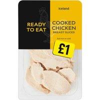 Iceland Ready to Eat Cooked Chicken Breast Slices 90g
