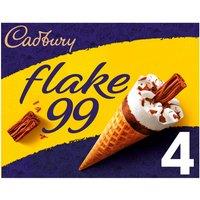 Cadbury Flake 99 Cones 4 x 125ml (500ml)