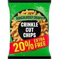 Iceland Ridiculously Crispy Crinkle Cut Chips 1.08kg