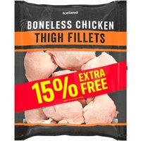 Iceland 15% Extra Free Boneless Chicken Thigh Fillets 690g